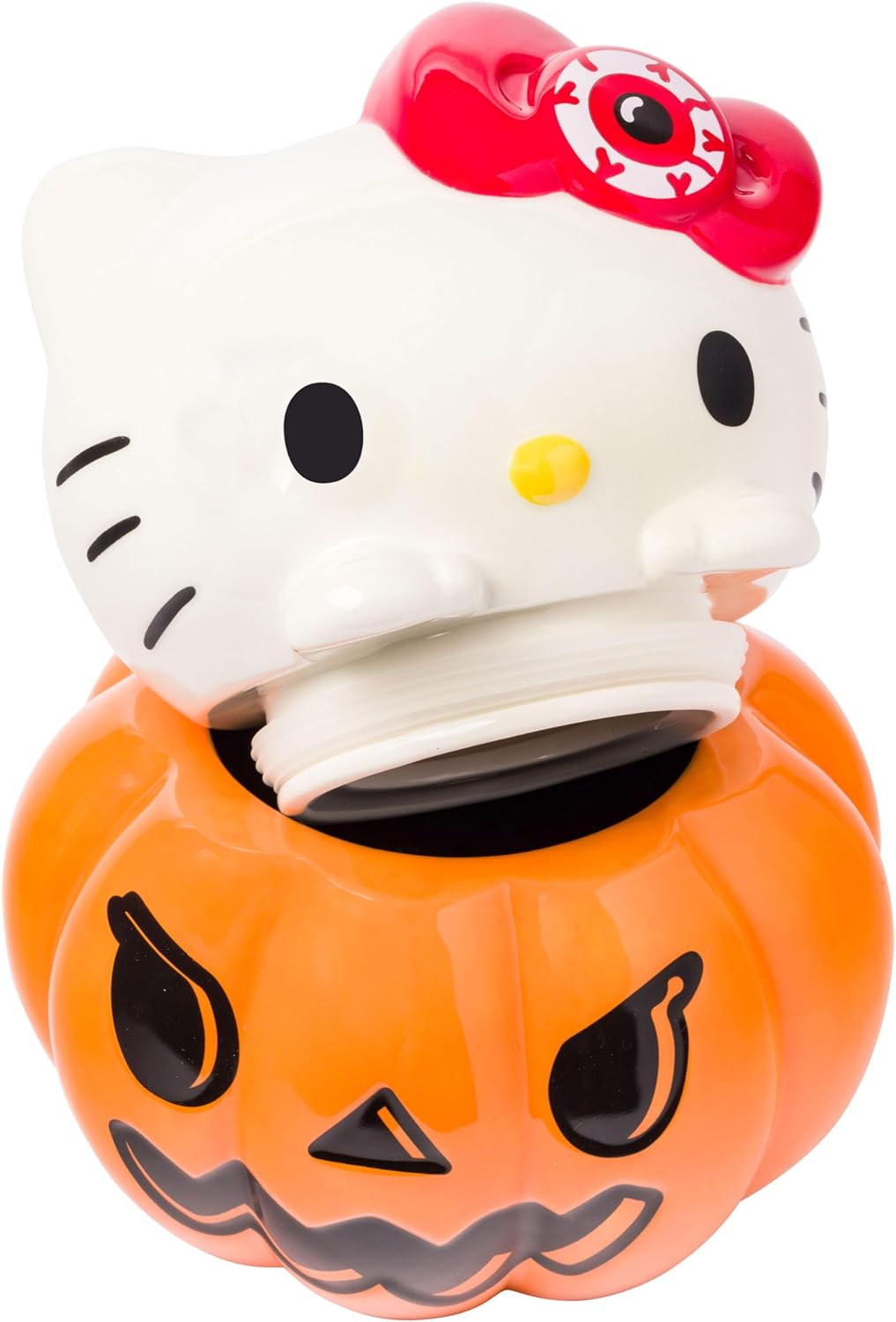 Hello Kitty Halloween Pumpkin Snack Jar