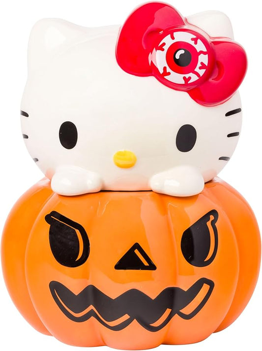 Hello Kitty Halloween Pumpkin Snack Jar