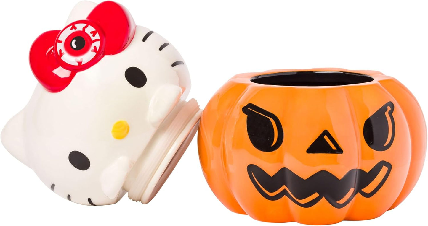 Hello Kitty Halloween Pumpkin Snack Jar