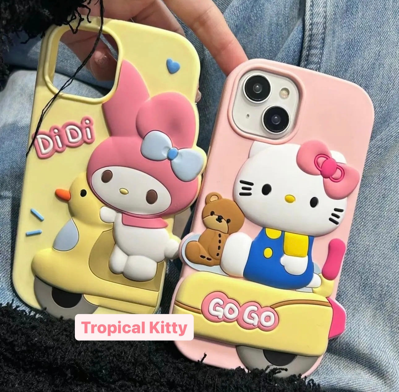 Hello Kitty & My Melody Matching Phone Case
