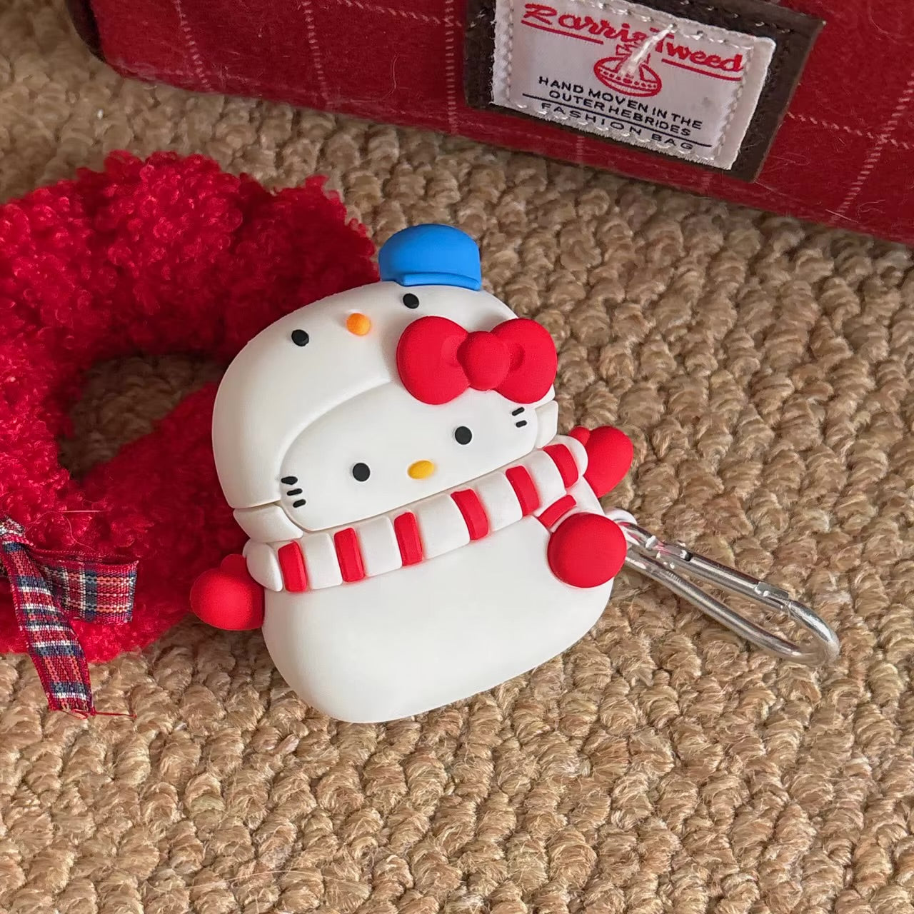 Hello Kitty Snowman AirPods Case