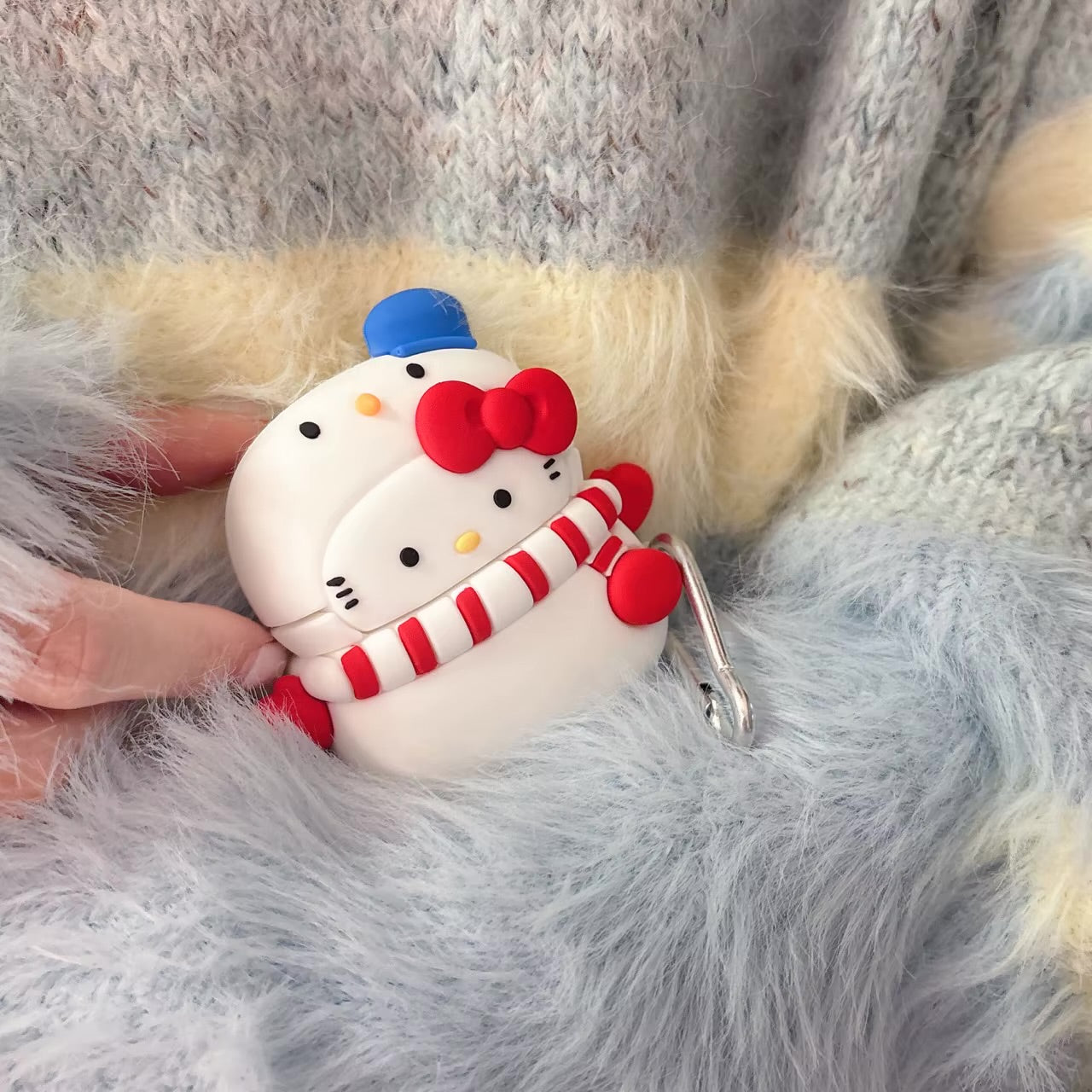 Hello Kitty Snowman AirPods Case