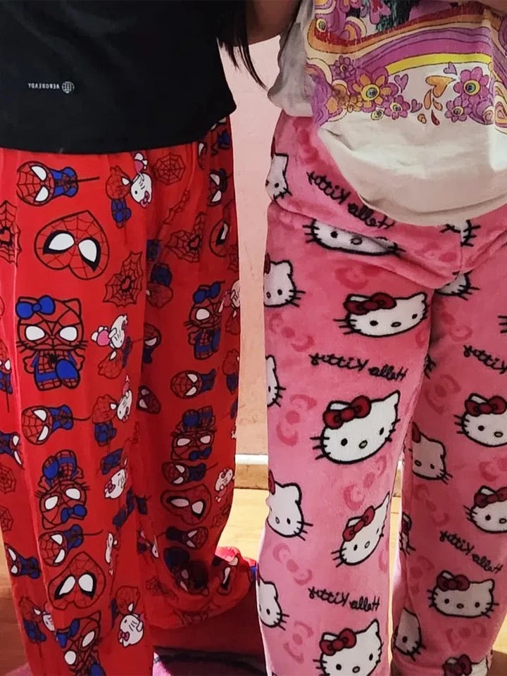 Hello Kitty & Spider-Man Pajama Pants