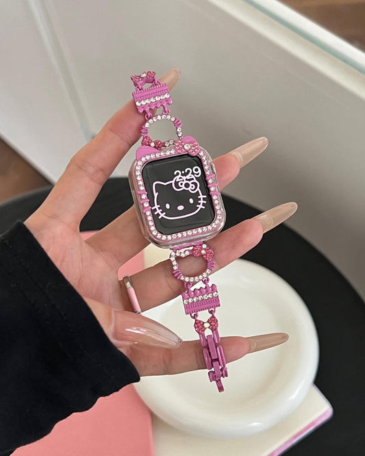 Hello Kitty Bling iWatch Strap