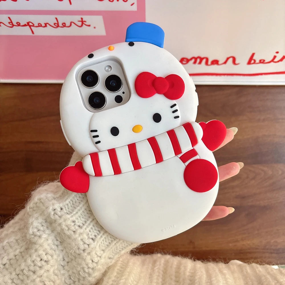 Hello Kitty Snowman AirPods Case