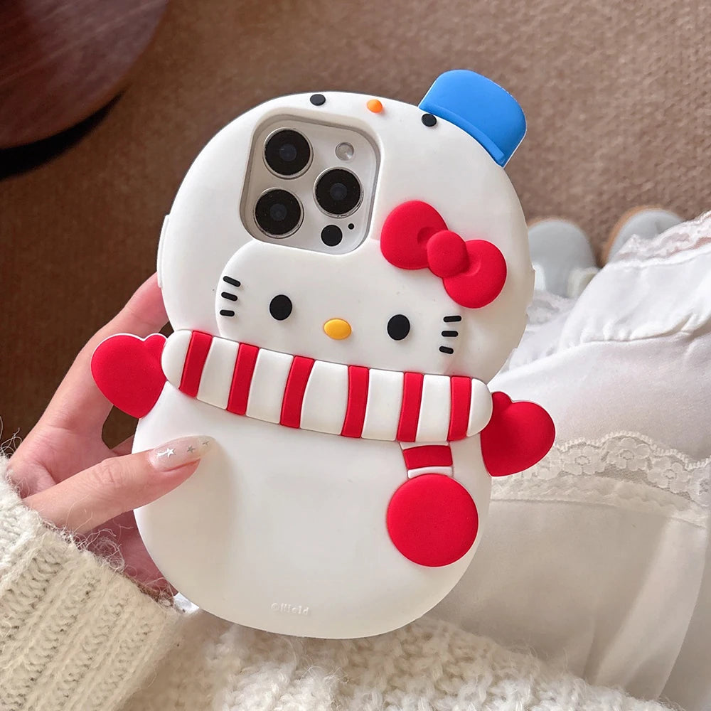 Hello Kitty Snowman AirPods Case