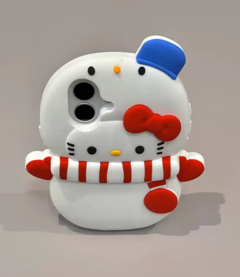 Hello Kitty Snowman AirPods Case