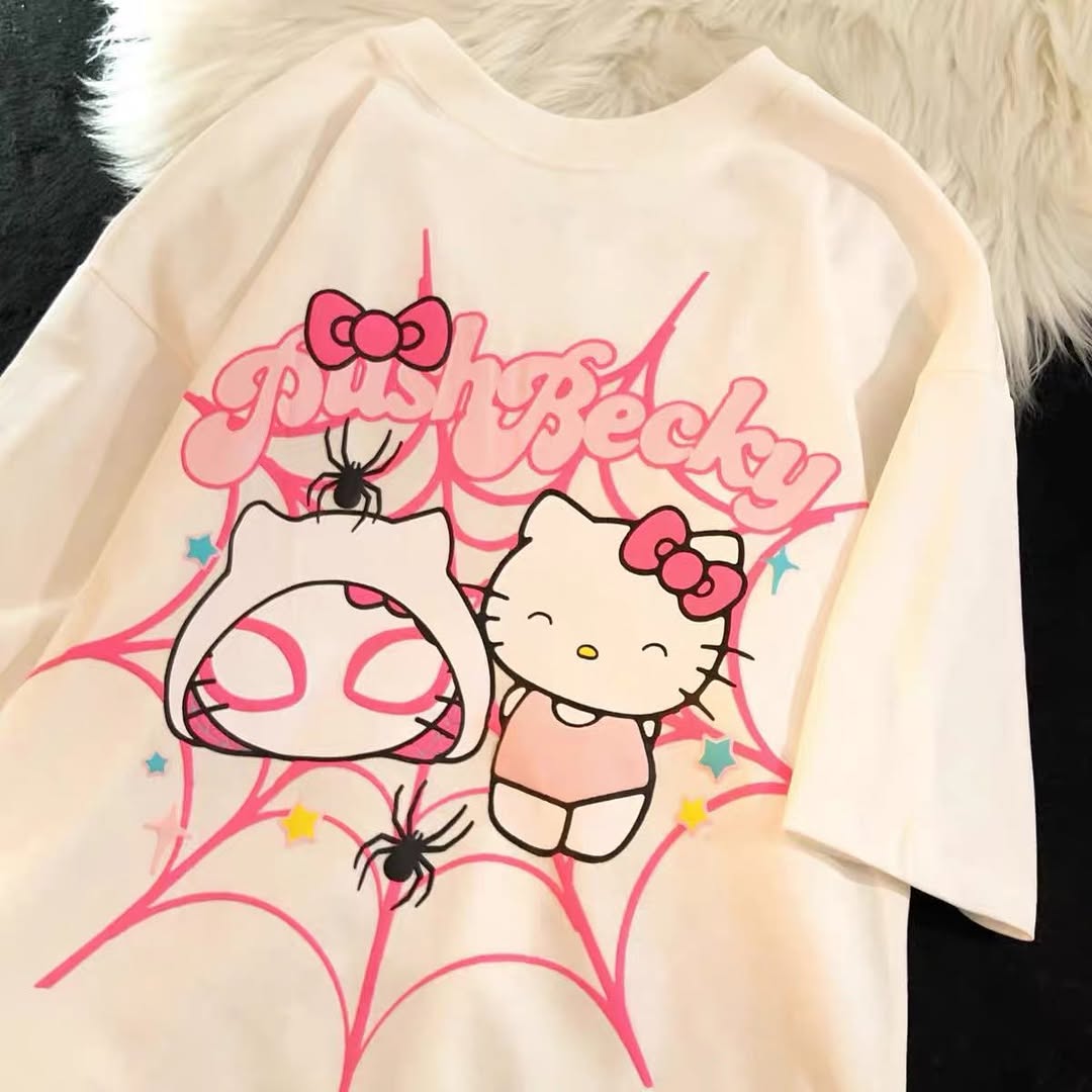 Spiderman Hello Kitty T-shirt