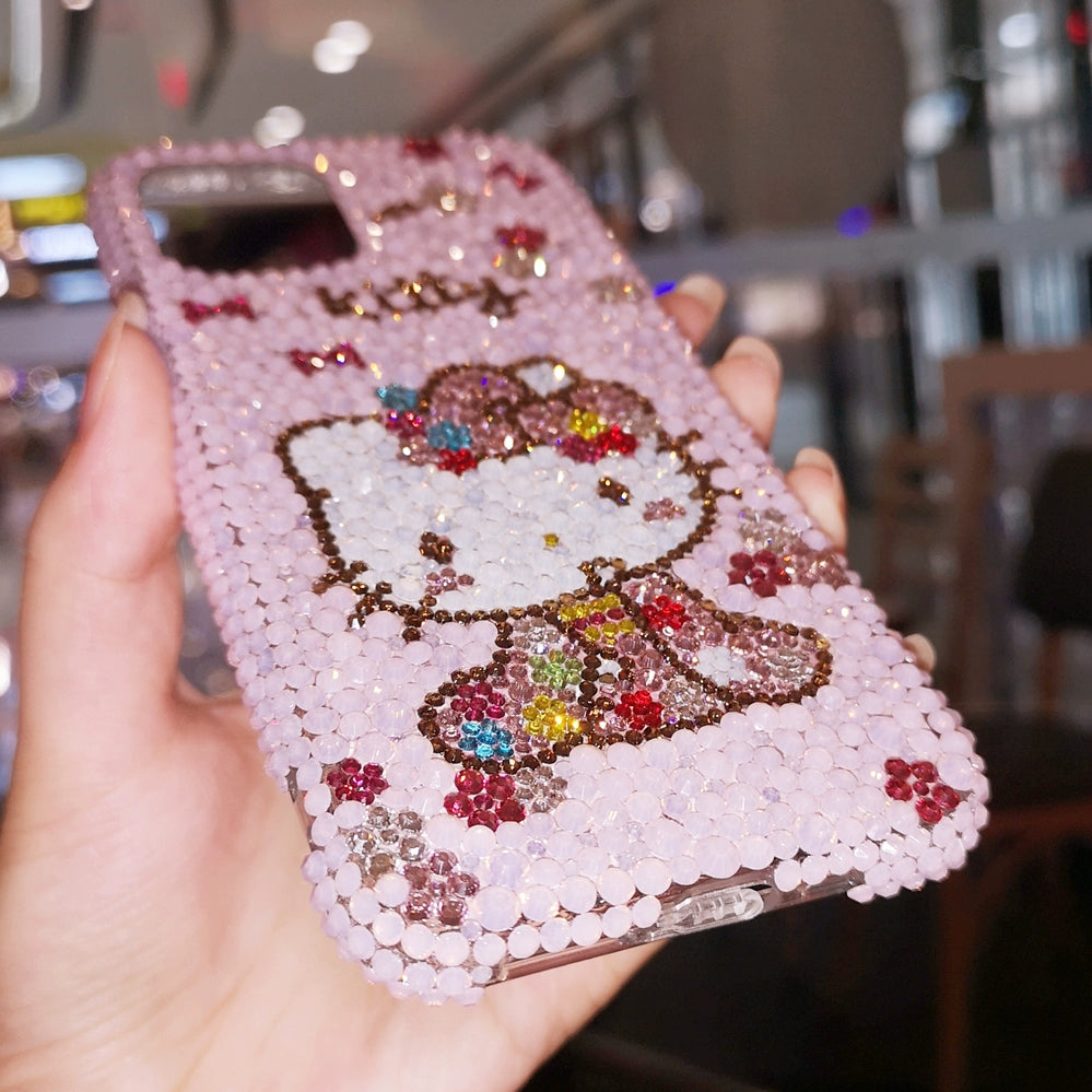 Hello Kitty Pink Jewel Rhinestone Phone Case