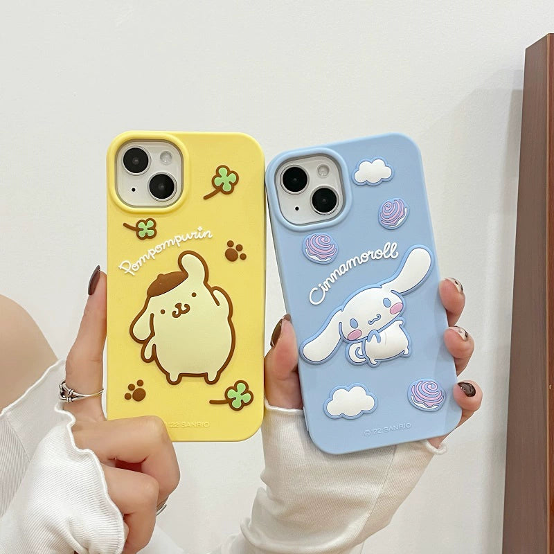 Sanrio Hello Kitty x Kuromi x My Melody x Cinnamoroll x Pompompurin Phone Cases