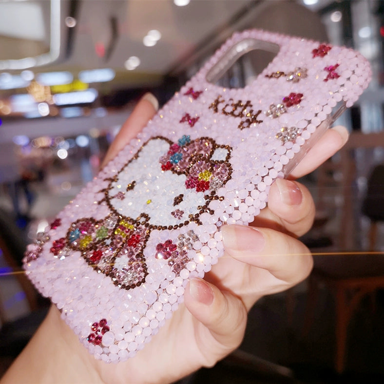 Hello Kitty Pink Jewel Rhinestone Phone Case