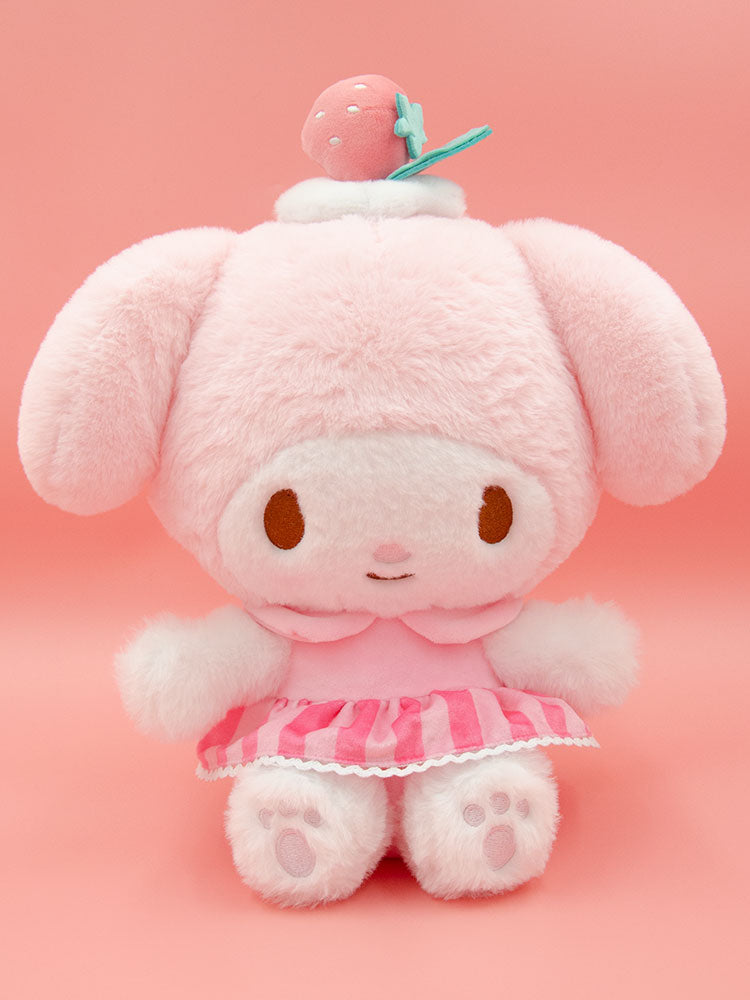 Sanrio My Melody x Kuromi x Pochacco x Hangydon Ice Cream Parlor Cherry Sundae Plushie