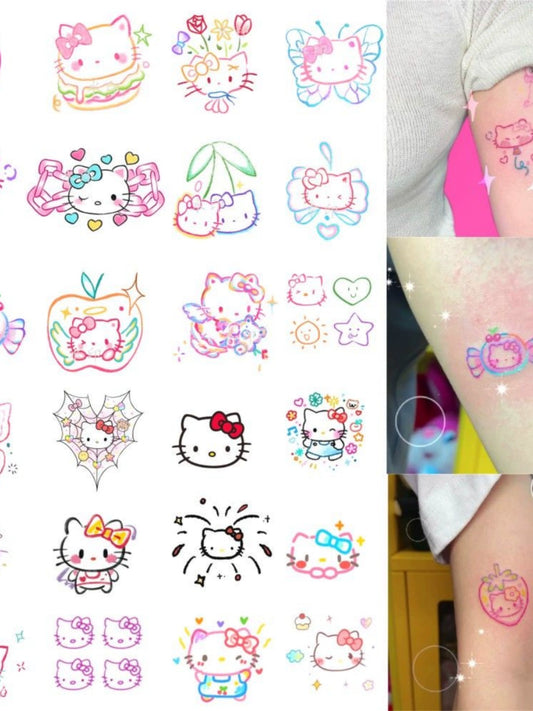 Hello Kitty Tattoo Stickers