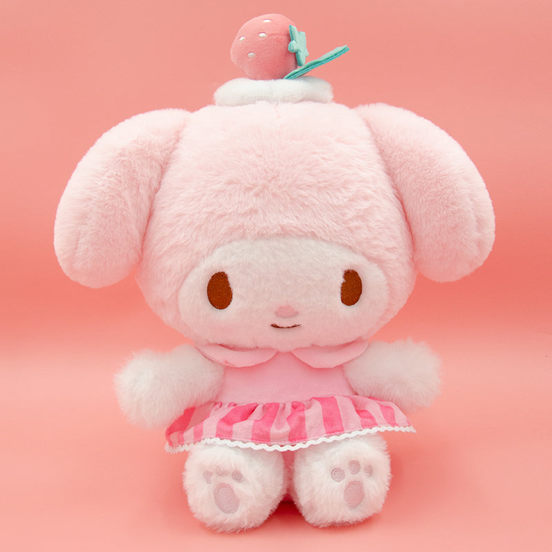 Sanrio My Melody x Kuromi x Pochacco x Hangydon Ice Cream Parlor Cherry Sundae Plushie