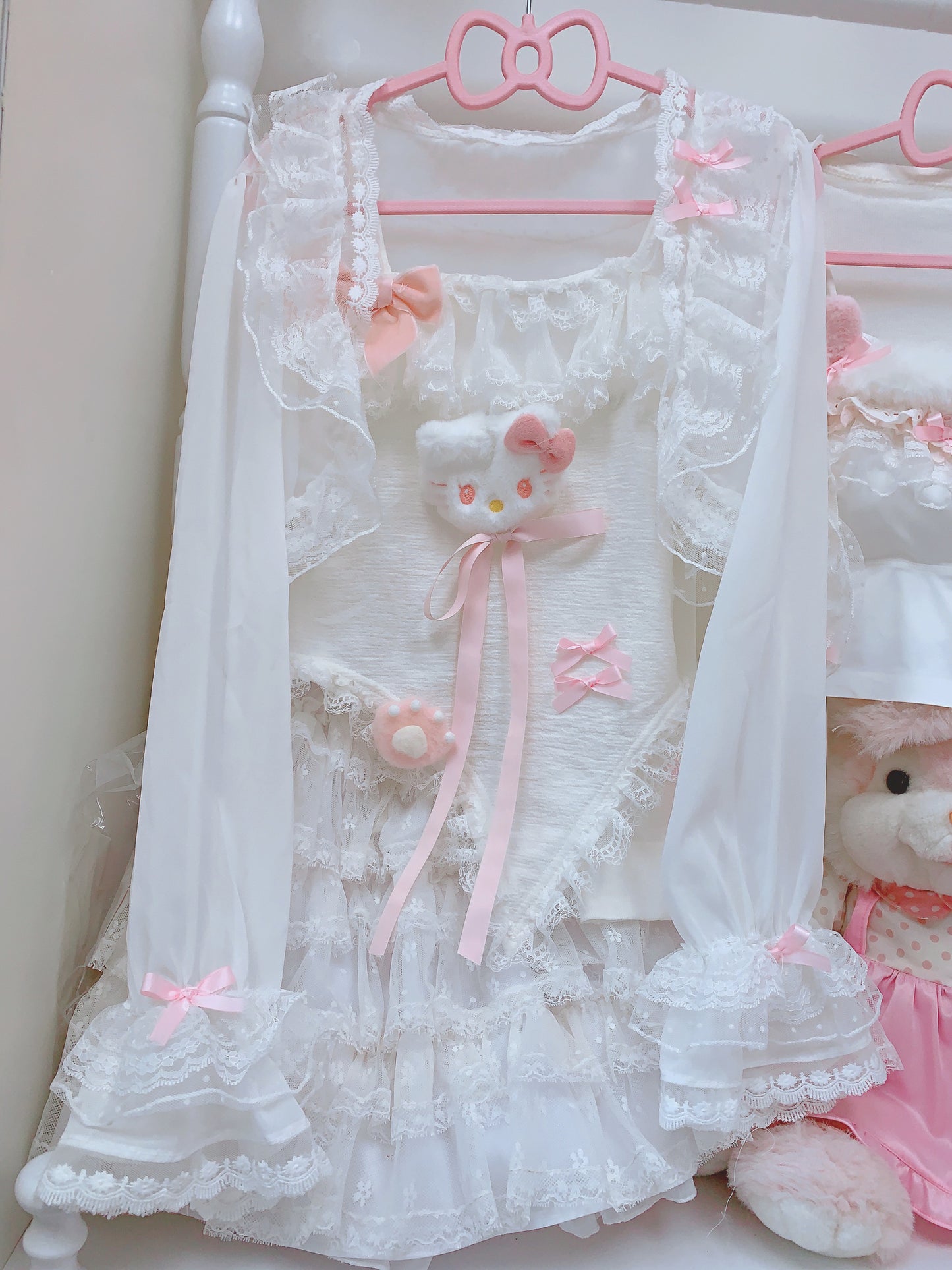 Hello Kitty Kawaii Outfit Jacket & Skirt