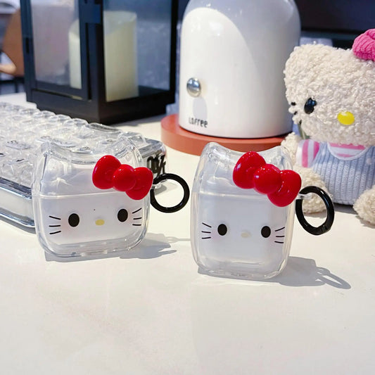 Hello Kitty Clear Transparent Airpods Case