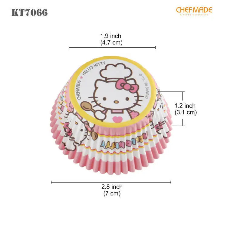 Hello Kitty Cupcakes Muffins Baking Liners Mold Greaseproof Wrapper Cups