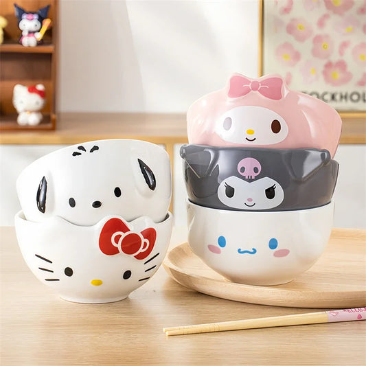 Sanrio Kawaii Ceramic Bowls Tableware