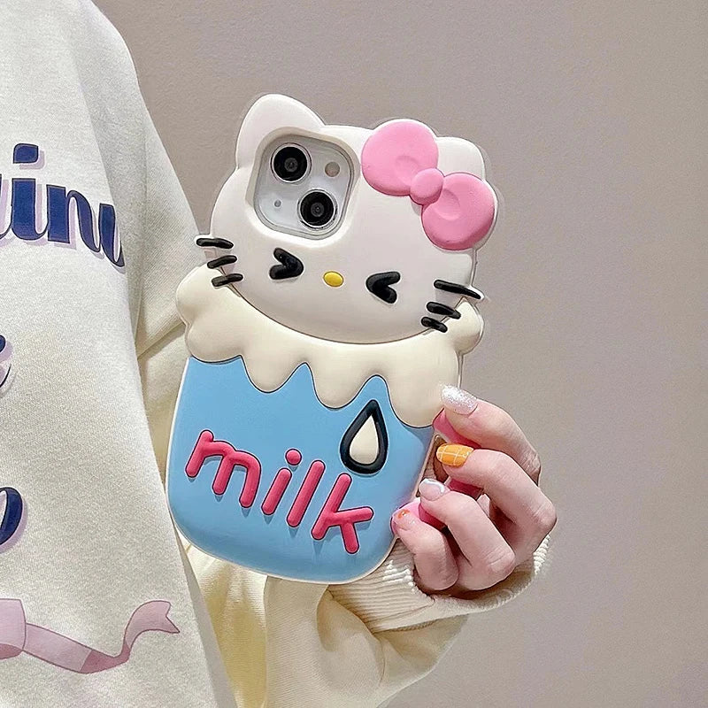 Hello Kitty Milk 3D Phone Case