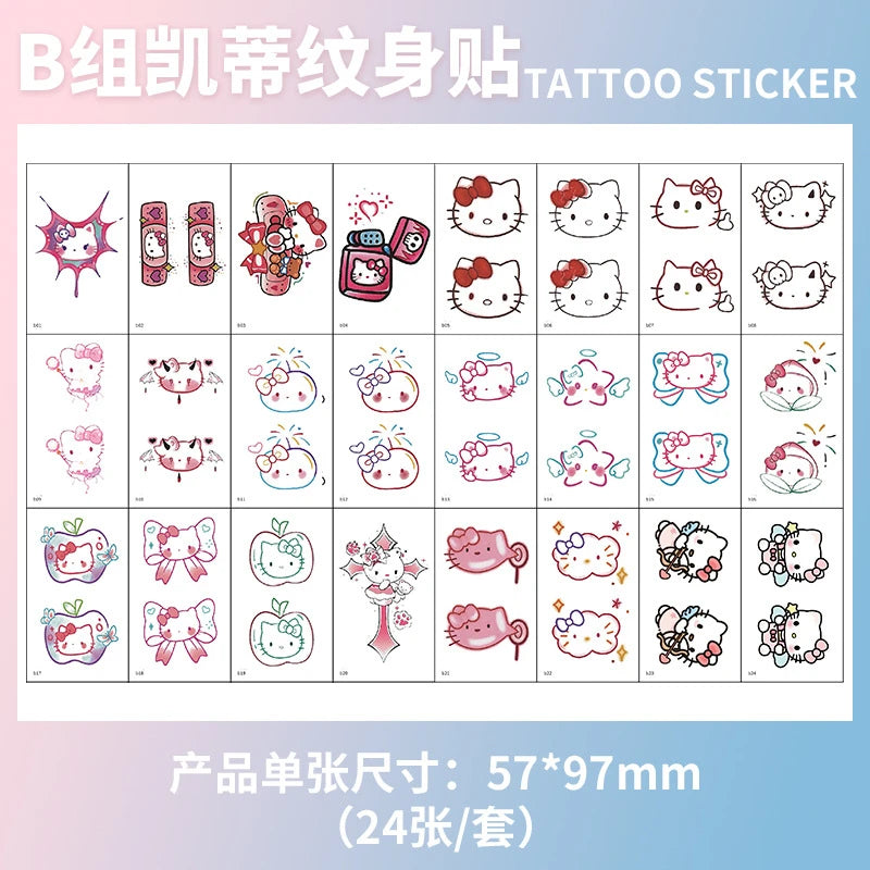 Sanrio Kawaii Tattoo Stickers