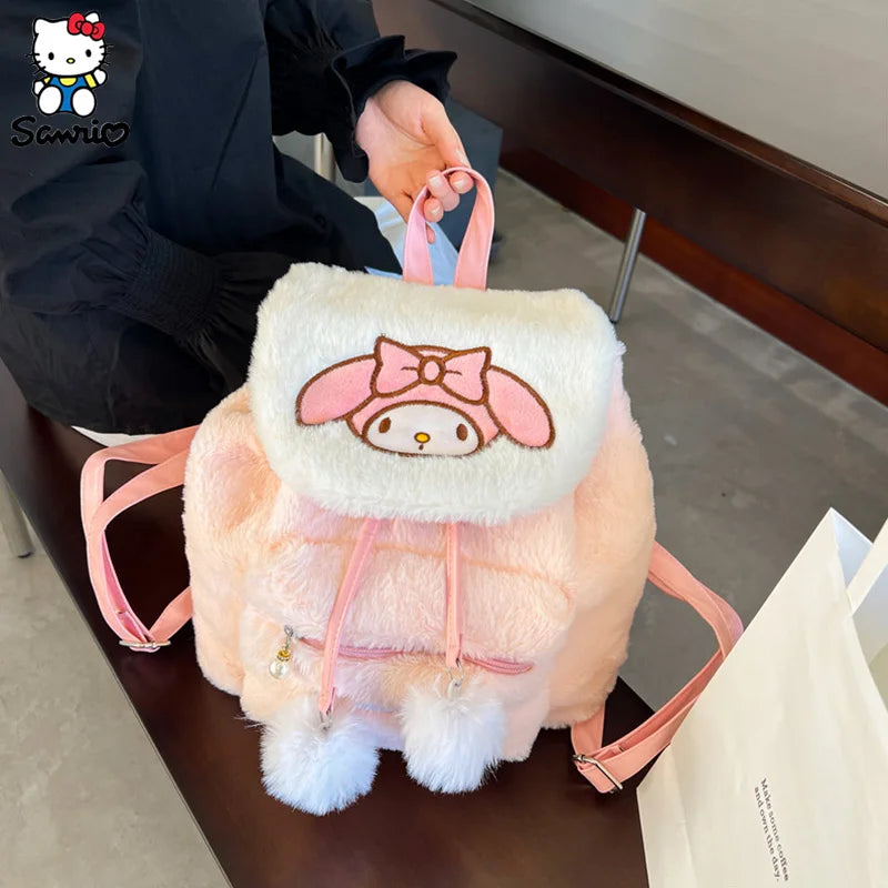 Sanrio Plush Backpacks: Hello Kitty, Kuromi, My Melody & More!