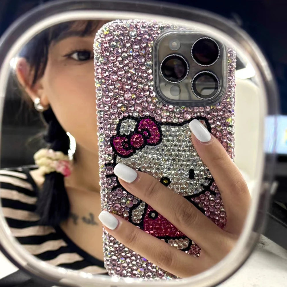 Hello Kitty Rhinestone Phone Case