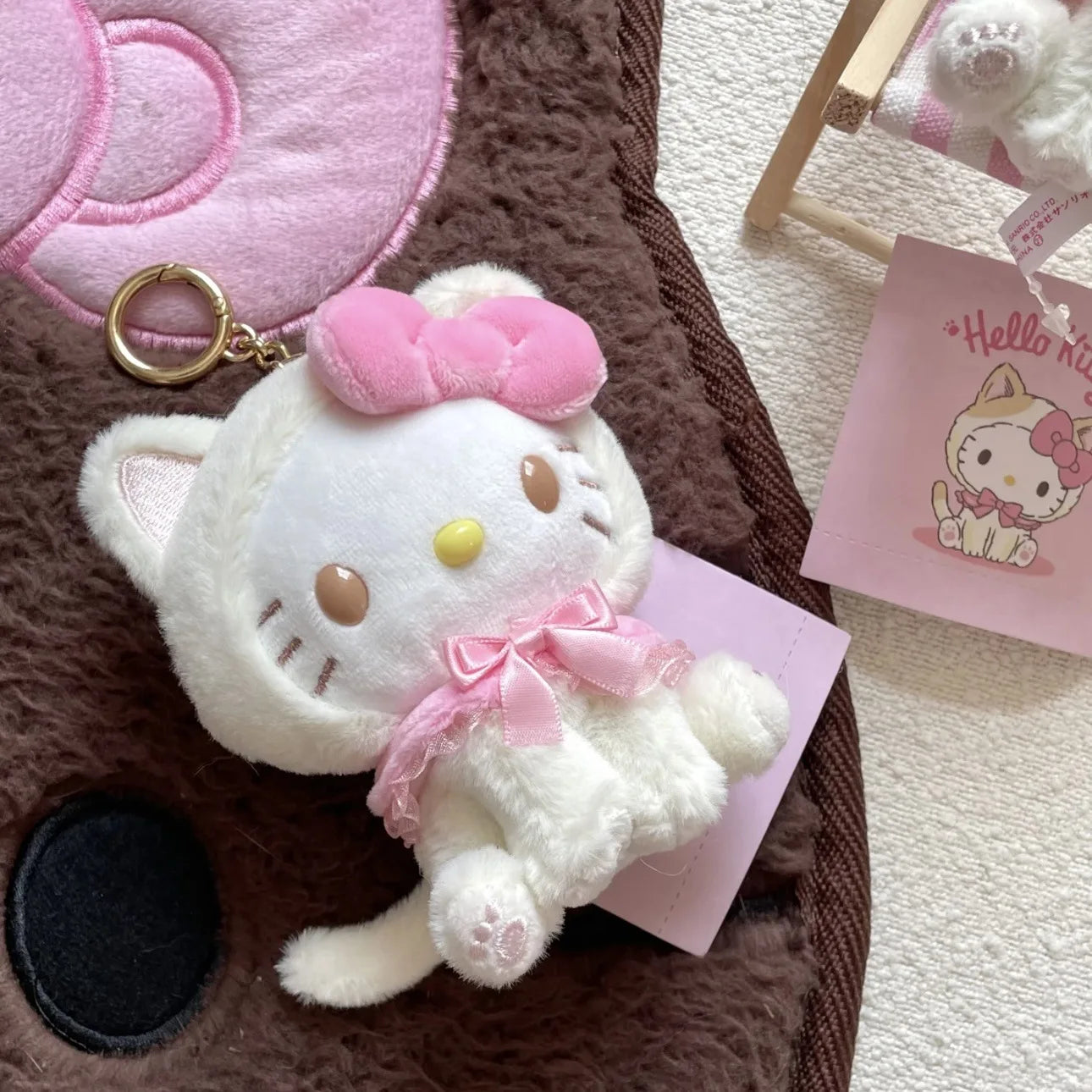 Hello Kitty Kawaii Cat Bear Plush Toy Pendent