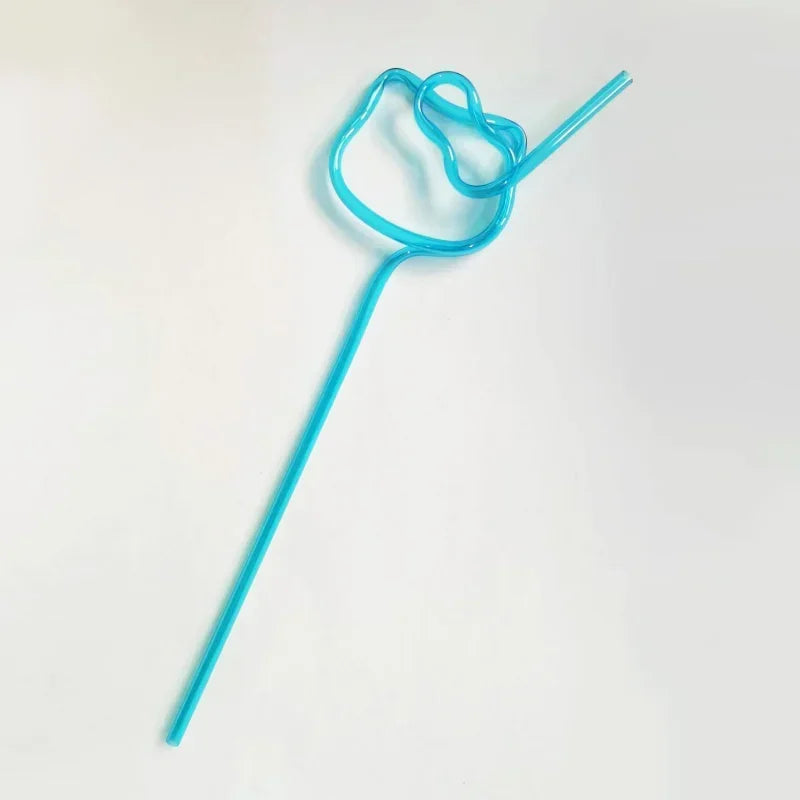 Hello Kitty Colored Drinking Straws