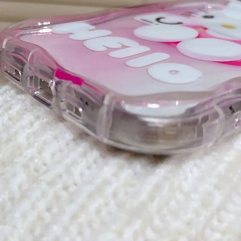 Hello Kitty Clear Pink Phone Case