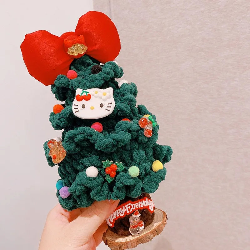 Hello Kitty Plush Christmas Tree Ornament Decor