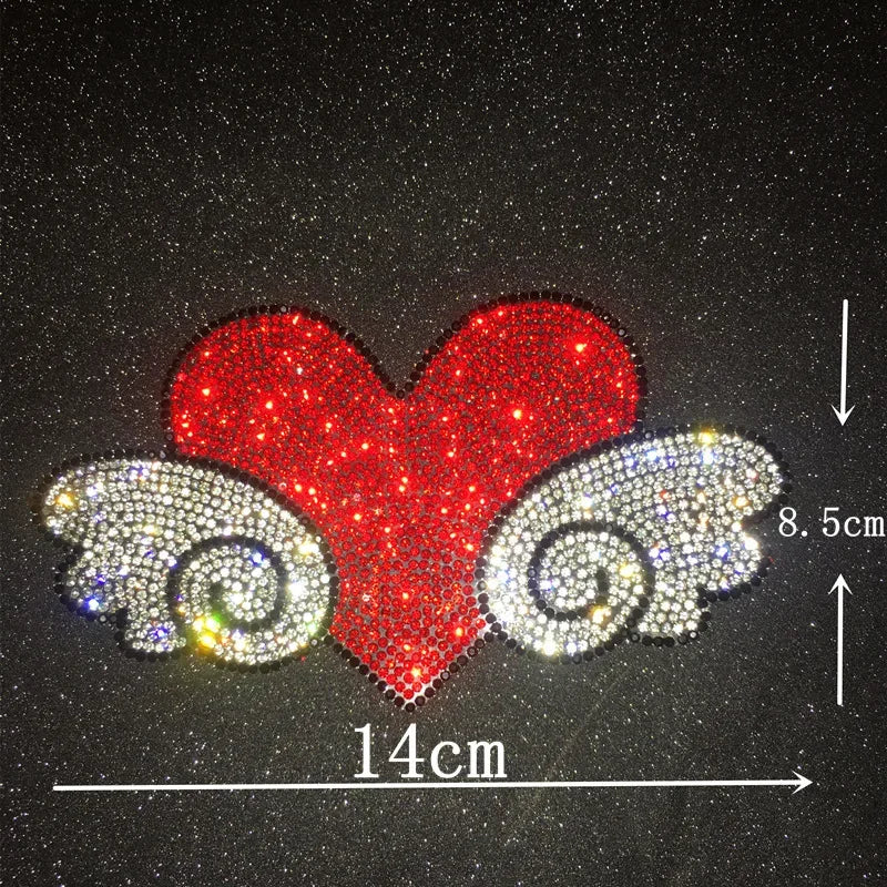 Hello Kitty Self Adhesive Crystal Rhinestone Decorative Stickers Car Decal Accessories