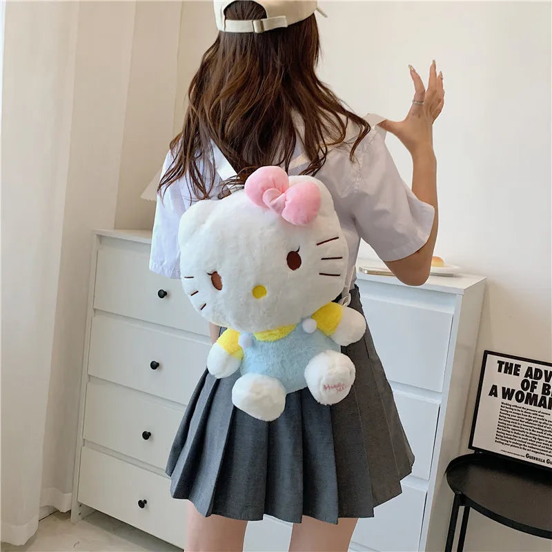 Sanrio Hello Kitty, Kuromi, Cinnamoroll, My Melody Plush Backpack