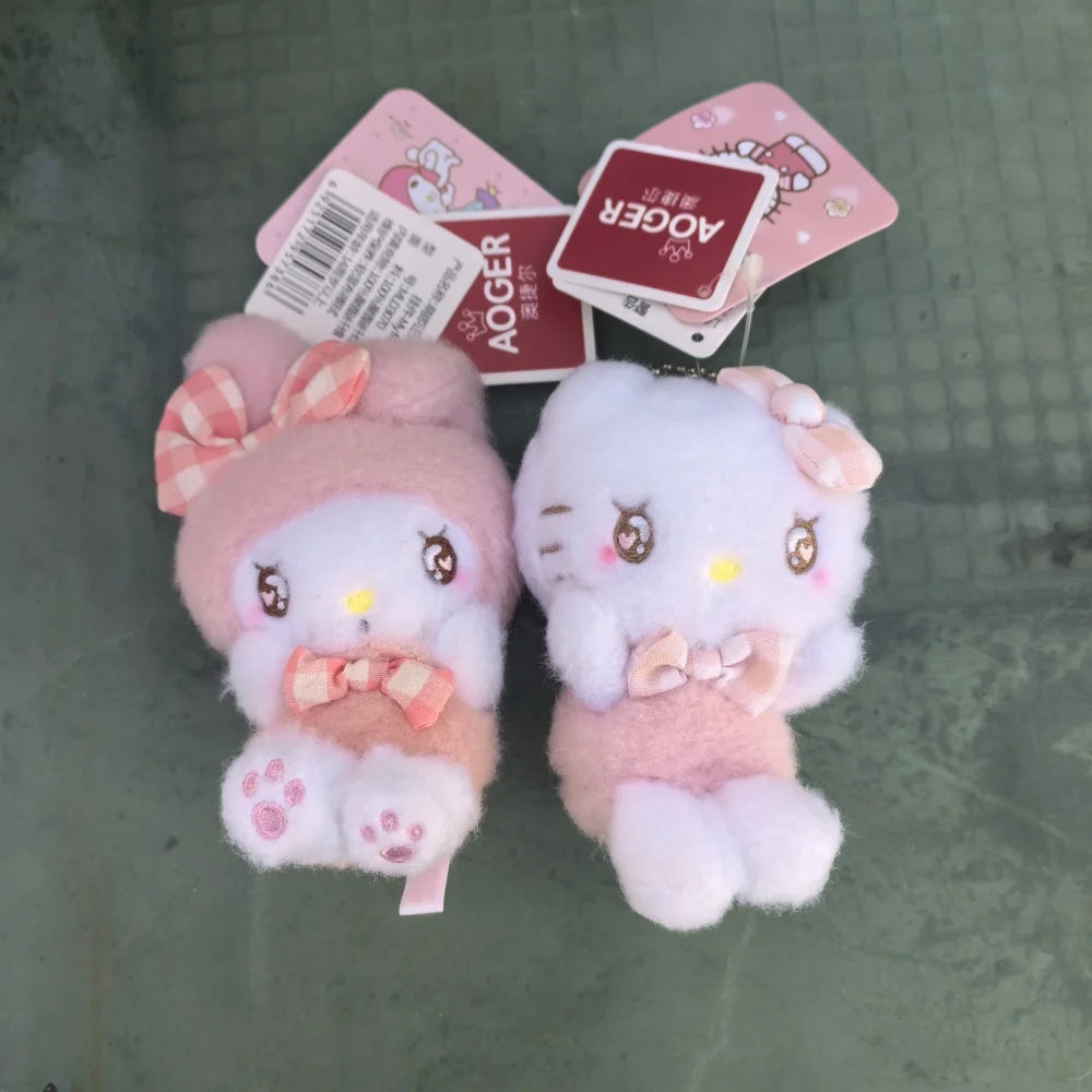 Sanrio Cute My Melody x Pochacco x Hello Kitty x Kuromi x Cinnamoroll Plushie Keychain Pendant