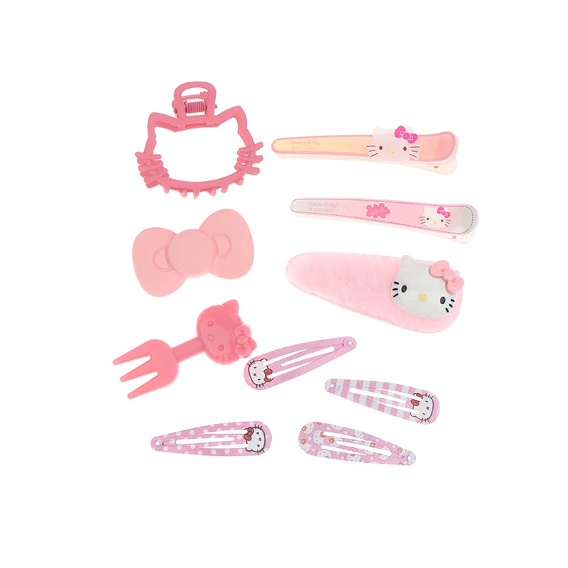 Hello Kitty Plush Hair Clip Set