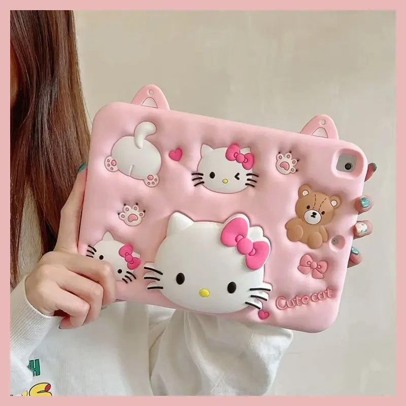 Hello Kitty Pink Silicone iPad Case