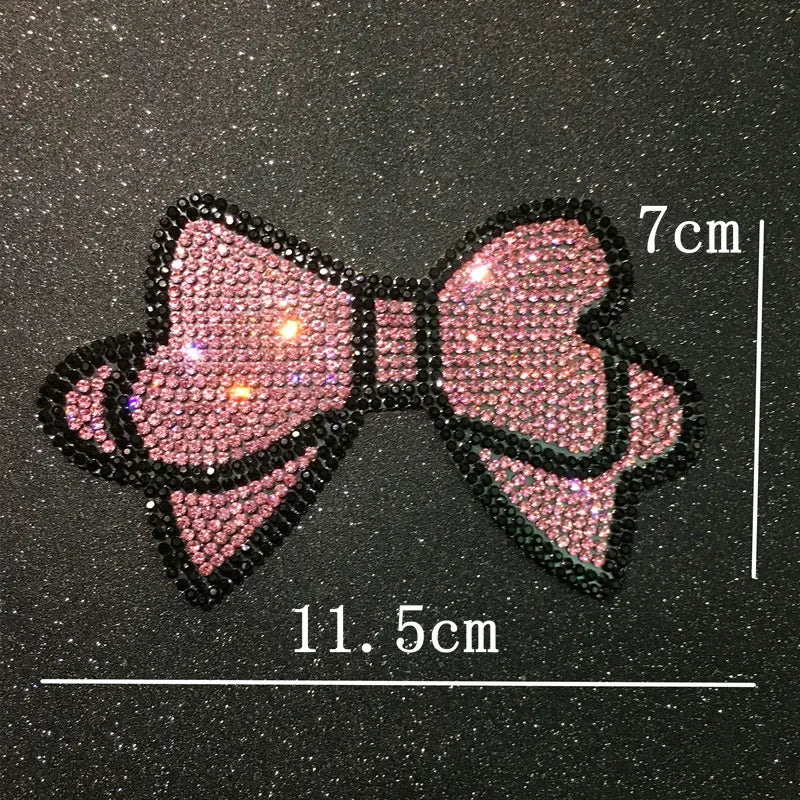 Hello Kitty Self Adhesive Crystal Rhinestone Decorative Stickers Car Decal Accessories