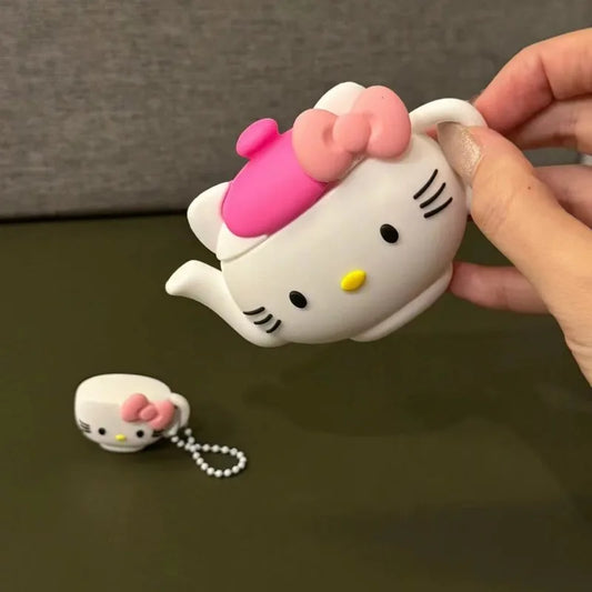 Hello Kitty Cute Tea Pot Kettle Airpods Case