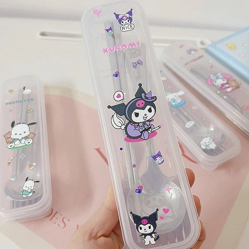 Sanrio Spoon & Fork Set