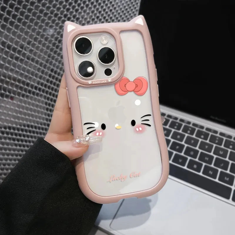 Sanrio Hello Kitty Face Kawaii Phone Case