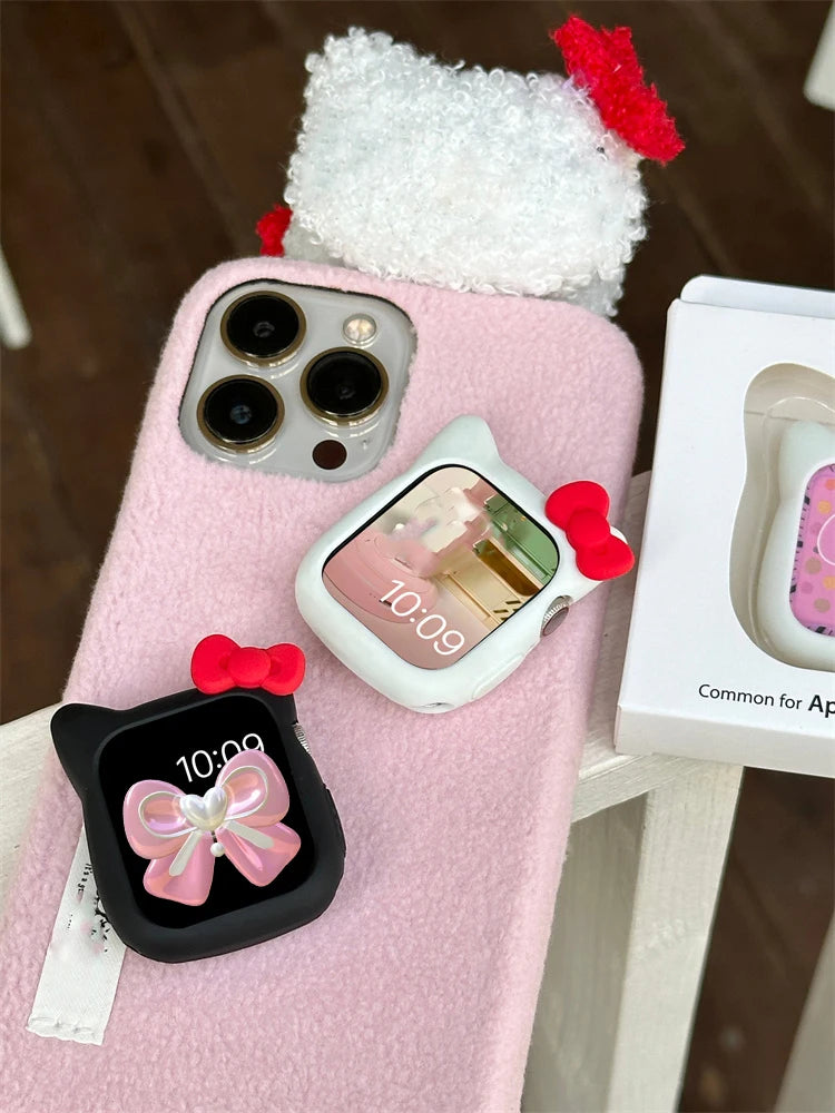 Hello Kitty Y2K Cute Bow iWatch Case