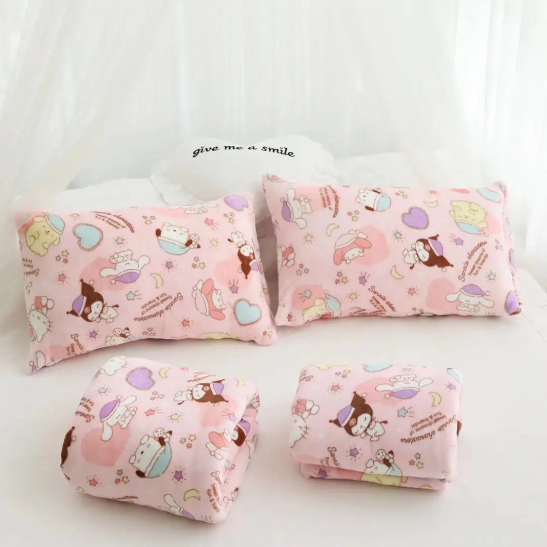 Sanrio Hello Kitty Flannel Blanket Kawaii Blanket