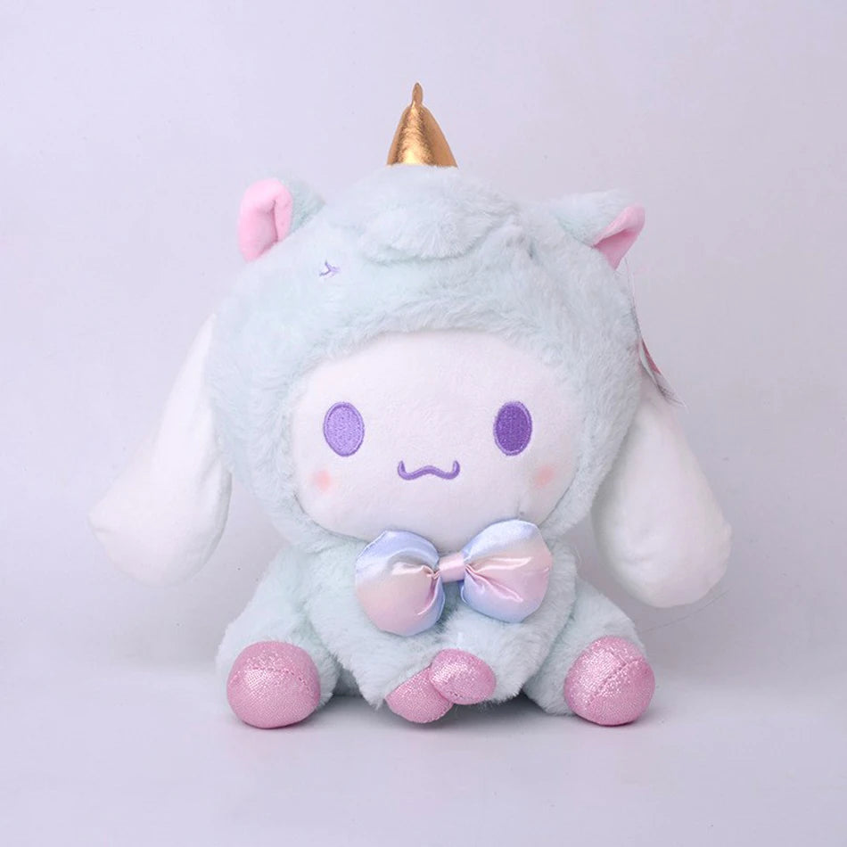 Sanrio Unicorn Plushies Hello Kitty x Kuromi x My Melody x Cinnamoroll