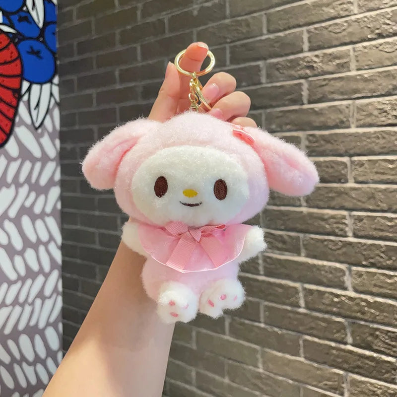 Sanrio Kawaii Plush Keychain Pendant