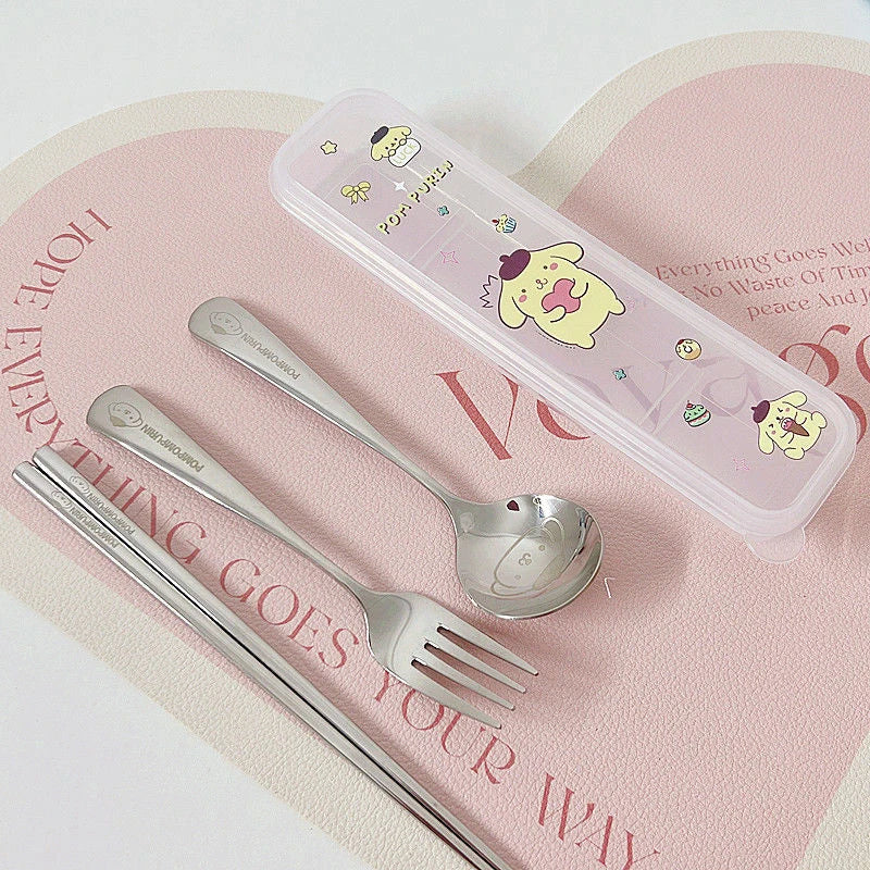 Sanrio Spoon & Fork Set