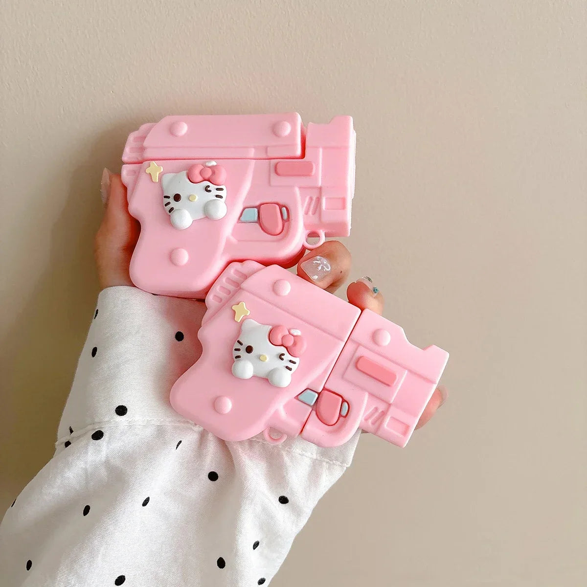 Hello Kitty Gun Airpods Case