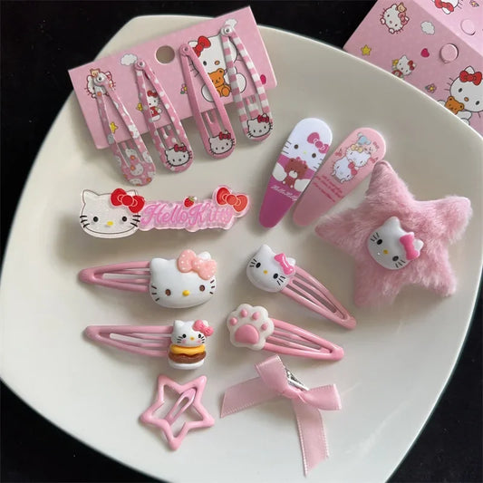 Hello Kitty Kawaii Hair Clip Set