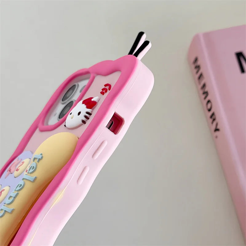 Hello Kitty Telephone Pink Phone Case