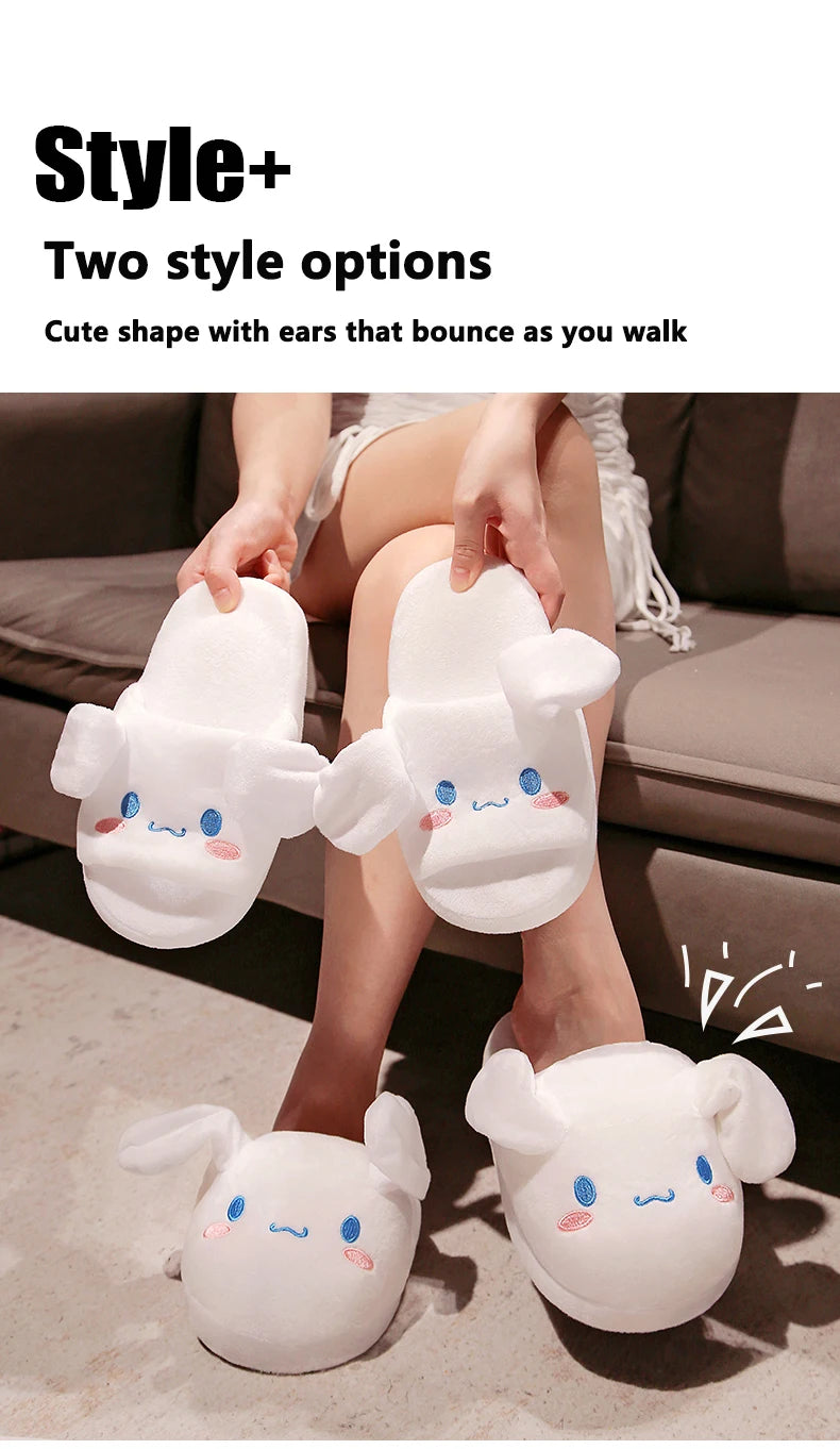 Sanrio Moving Floppy Ear Slippers