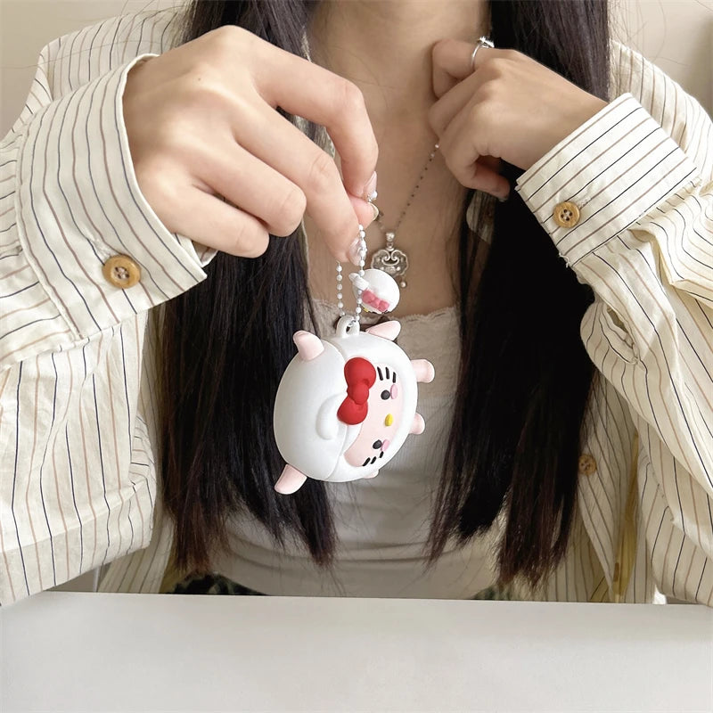 Hello Kitty Pig Airpods Case