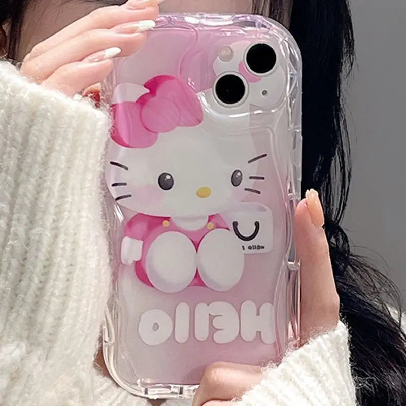 Hello Kitty Clear Pink Phone Case